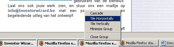 Vensters in Windows uitlijnen