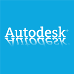 Autodesk white and bleu